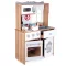Játékkonyha, ECOTOYS 7253, fa, 60 x 30 x 92 cm, sütővel és mikrohullámú sütővel, 16 db tartozékkal, forgógombokkal