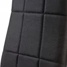 Étkezőszék, ModernHome DC860-4, 4 db, fekete, 98 x 42 x 42 cm, steppelt kárpit, porszórt acél lábak, magas háttámla, teherbírás: 120 kg