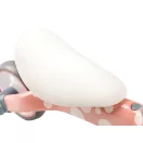 Háromkerekű futóbicikli, ECOTOYS LB1603 flamingó, rózsaszín, EVA habkerekek 14 cm, műanyag váz, ülésmagasság: 25 cm, kormányfordulás határoló, 12 hónapos kortól