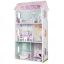 Fa babaház, ECOTOYS 4121, Jagodowa rezidencia, 52,3 x 27 x 95 cm, 3 szint, 4 szoba, 8 db bútor, 3 éves kortól