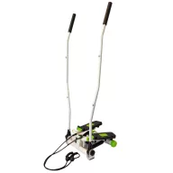   Taposógép, MOVEPRO GB-5085A, 40 x 40 x 136 cm, fehér/zöld, 5 funkciós kijelző, hosszú kapaszkodók, 2 ellenállásszalaggal, 120 kg teherbírás