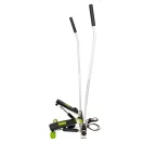 Taposógép, MOVEPRO GB-5085A, 40 x 40 x 136 cm, fehér/zöld, 5 funkciós kijelző, hosszú kapaszkodók, 2 ellenállásszalaggal, 120 kg teherbírás