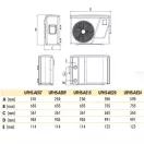 Hőszivattyú, Elite, Inverter, 9 kW, Wi-Fi vezérlés, alacsony zajszint, medence fűtés és hűtés, sós vízhez is