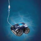 Medencetisztító robot, Zodiac Alpha iQ RA 6800 iQ, 15 x 7 m medencéhez, padló-, fal- és vízvonaltisztítás, Wi-Fi vezérlés, ciklonos szívórendszer, 4 kerék meghajtás, szállítókocsival