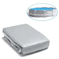   Medence belső fólia, Intex Prism Frame, 366 x 122 cm, szürke, kerek, 3 rétegű PVC, leeresztő szeleppel, szűrő csatlakozással (10087)