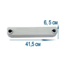szürke biztonsági medence létra létrafoka, 97 - 132 cm magas létrához (12629)
