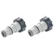 Tömlőcsatlakozó adapter, Intex, 32–38 mm, hollanderes, bilincses csatlakozás, 38 mm menetes kimenet, 2 db (25007)