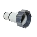 Tömlőcsatlakozó adapter, Intex, 32–38 mm, hollanderes, bilincses csatlakozás, 38 mm menetes kimenet, 2 db (25007)