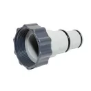 Tömlőcsatlakozó adapter, Intex, 32–38 mm, hollanderes, bilincses csatlakozás, 38 mm menetes kimenet, 2 db (25007)