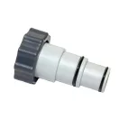 Tömlőcsatlakozó adapter, Intex, 32–38 mm, hollanderes, bilincses csatlakozás, 38 mm menetes kimenet, 2 db (25007)