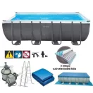 INTEX UltraSet XTR négyszögletű medence 549 x 274 x 132 cm homokszűrővel (26356)