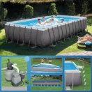 INTEX UltraSet XTR négyszögletű medence 549 x 274 x 132 cm homokszűrővel (26356)
