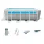 INTEX MetalPrism Set Vision négyszögletű medence 400 x 200 x 120 cm (26770)