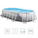 INTEX MetalPrism Set ovális medence 503 x 274 x 122cm (26796)
