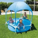 INTEX Metal Frame Canopy medence 183 x 38 cm, kék (28209)