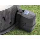 INTEX PureSPA Greywood Deluxe jacuzzi, 6 személyes, kerek, D216 x 71 cm, szürke / fehér (28442)