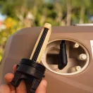 Jacuzzi sósvizes átalakító készlet, Intex PureSpa, fehér, sósvízi rendszerhez, természetes klór előállítás, alacsony karbantartási igényű, vízforgató rendszer alkatrész (28530)