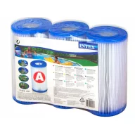   INTEX "A" tipusú szűrő patron, hármas csomag (29003)
