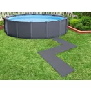 INTEX medence szőnyeg, 5mm, 2 m2/csomag, szürke (29084)