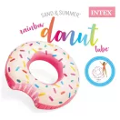 Úszógumi, Intex, Szivárványos fánk, 94 cm, többszínű, felfújható, fánk mintás (56265)