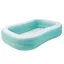 Családi medence, Intex Aqua Swim Center, 229 × 152 × 48 cm, kék, 600 literes, felfújható, puha oldalfalakkal (57181)
