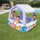 Felfújható medence, Intex Sun Shade, 157 x 157 x 122 cm, kék, levehető napellenzővel, 295 l, 2+ éves kortól (57470)