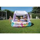 Felfújható medence, Intex Sun Shade, 157 x 157 x 122 cm, kék, levehető napellenzővel, 295 l, 2+ éves kortól (57470)
