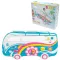 Gumimatrac, Intex Groovy Van, 178 × 91 × 23 cm, többszínű, furgon formájú, átlátszó ablakokkal (58728)