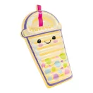Gumimatrac, Intex Boba Buddy, 173 x 99 x 20 cm, átlátszó, színes mintával, egyszemélyes kialakítás, 100 kg teherbírással (58738)