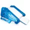 Felfújható vízicsúszda, Intex Kool Splash, 333 × 206 × 117 cm, kék, hullámos kialakítású, locsolótömlőre csatlakoztatható, fogantyúkkal (58849)