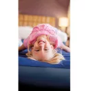 INTEX Classic Downy felfújható matrac, 152 x 203 x 25 cm, kék, plüss felső rész, 2in1 szelep, Wave Beam belső szerkezet (64759)