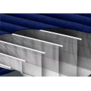 INTEX Classic Downy felfújható matrac, 152 x 203 x 25 cm, kék, plüss felső rész, 2in1 szelep, Wave Beam belső szerkezet (64759)
