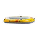 Felfújható csónak szett, Intex Challenger 2, 236 x 114 x 41 cm, narancssárga, kétszemélyes, megerősített PVC, pumpával és evezőkkel (66312)
