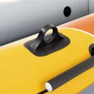 Felfújható csónak szett, Intex Challenger 2, 236 x 114 x 41 cm, narancssárga, kétszemélyes, megerősített PVC, pumpával és evezőkkel (66312)