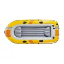 Felfújható csónak szett, Intex Challenger 3, 295 x 137 x 43 cm, narancssárga, háromszemélyes, megerősített PVC, pumpával és evezőkkel (66313)