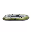 Felfújható csónak szett, Intex Seahawk 3, 295 x 137 x 43 cm, zöld, háromszemélyes, megerősített PVC, pumpával és evezőkkel (66333)