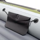 Felfújható csónak szett, Intex Seahawk 3, 295 x 137 x 43 cm, zöld, háromszemélyes, megerősített PVC, pumpával és evezőkkel (66333)
