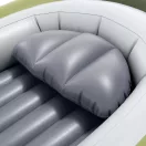 Felfújható csónak szett, Intex Seahawk 4, 351 x 145 x 48 cm, zöld, négyszemélyes, megerősített PVC, pumpával és evezőkkel (66334)