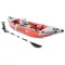 Felfújható kajak, Intex Excursion Pro K1, 305 x 91 x 46 cm, piros/szürke, egyszemélyes, megerősített PVC, felfújható üléssel, pumpával és evezőkkel (68303)