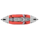 Felfújható kajak, Intex Excursion Pro K1, 305 x 91 x 46 cm, piros/szürke, egyszemélyes, megerősített PVC, felfújható üléssel, pumpával és evezőkkel (68303)