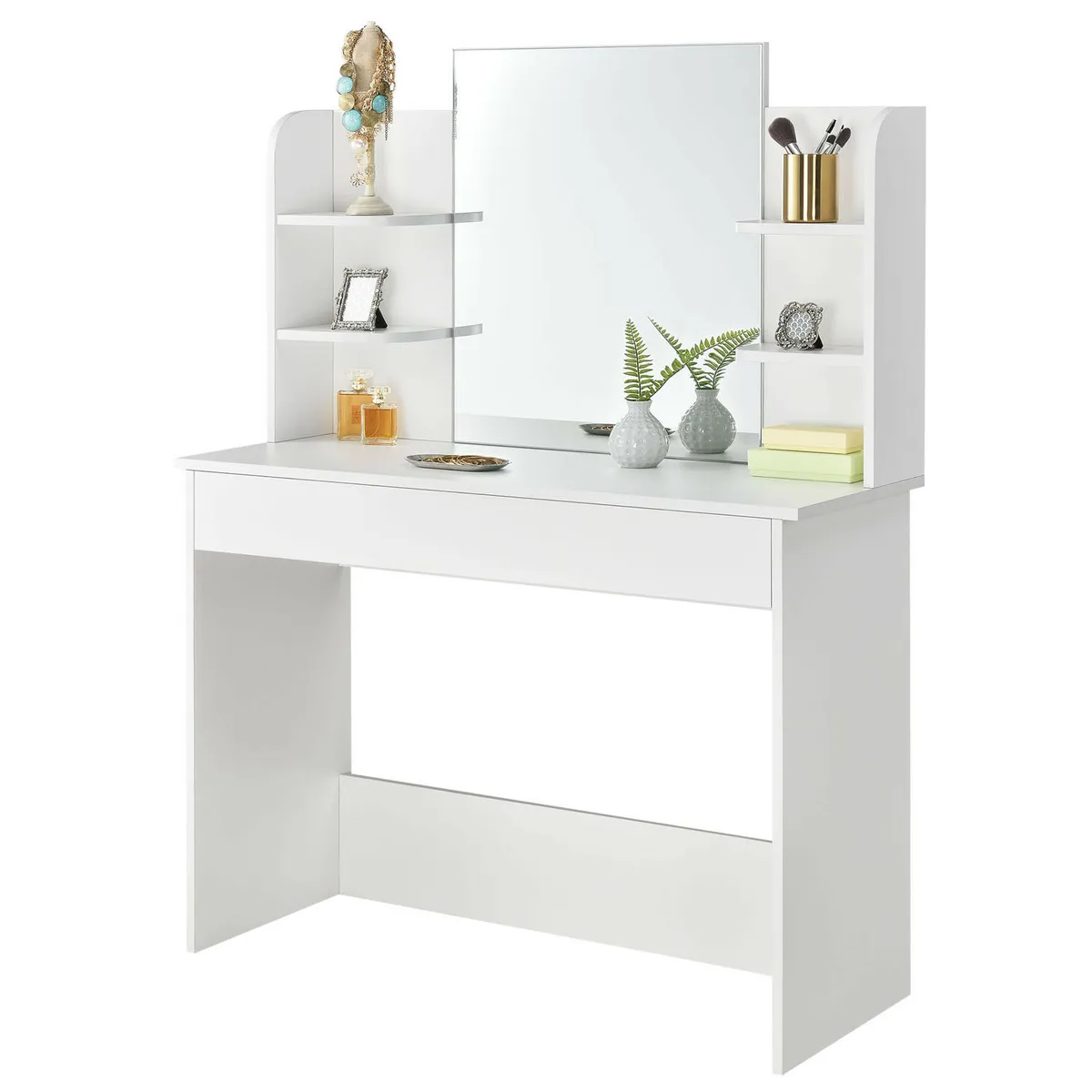 Fésülködőasztal, ModernHome PWSHT-20, 108 x 40 x 142 cm – 1. kép Fésülködőasztal, ModernHome PWSHT-20, 108 x 40 x 142 cm – 1. kép