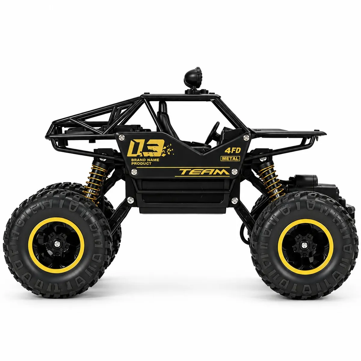 Távirányítós autó, ROCK CRAWLER HC402895, 25,5 x 17,5 x 15 cm – 3. kép Nagyméretű terepgumik