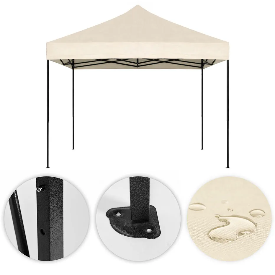 Kerti pavilon, MultiGarden PAW-FG-3X3-3, bézs – 3. kép Kerti pavilon, MultiGarden PAW-FG-3X3-3, bézs – 3. kép