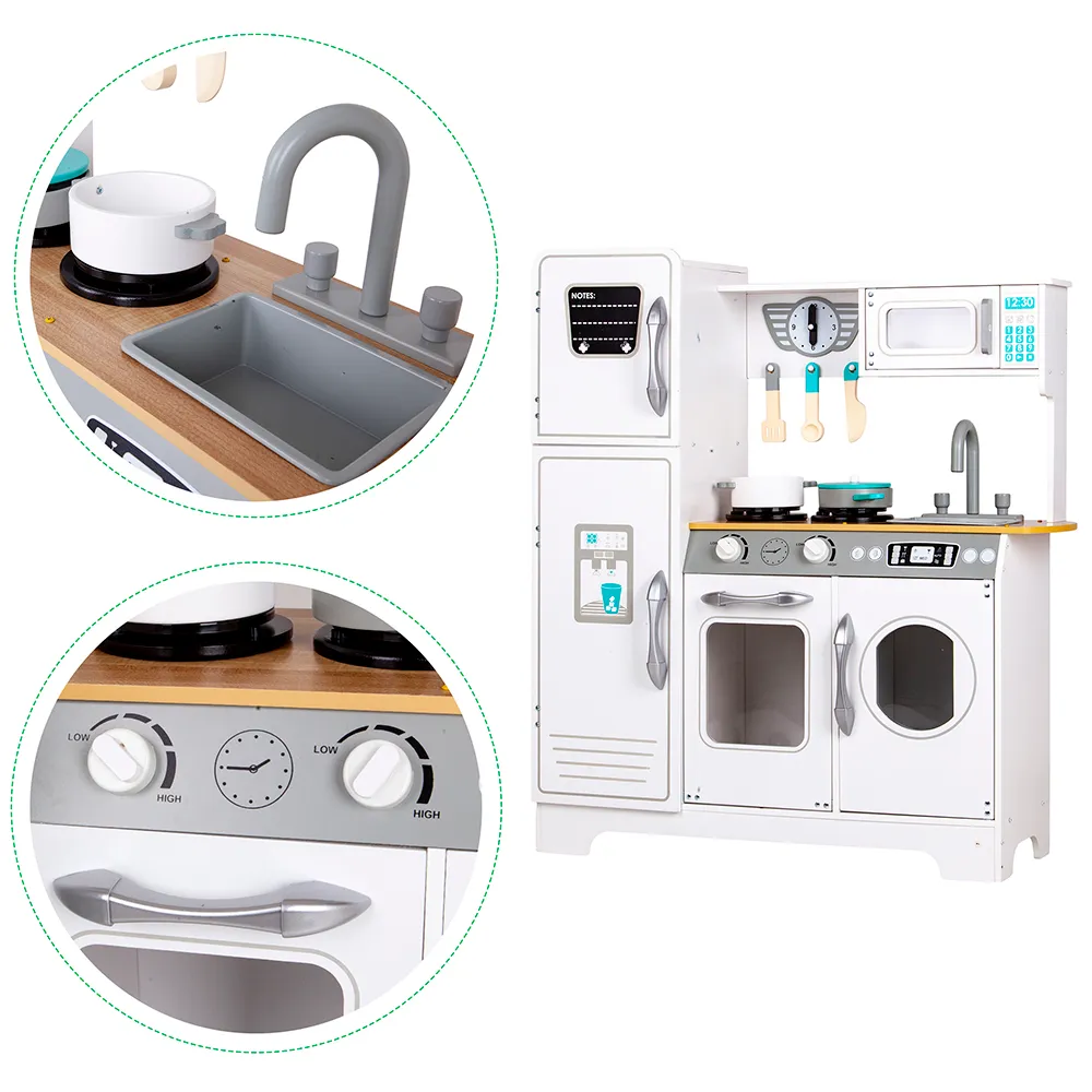 Játékkonyha, ECOTOYS TL18061, fa – 3. kép Játékkonyha, ECOTOYS TL18061, fa – 3. kép