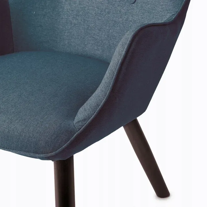 Lábtartós fotel, Sofotel Norse, kék/fekete – 6. kép Lábtartós fotel, Sofotel Norse, kék/fekete – 6. kép