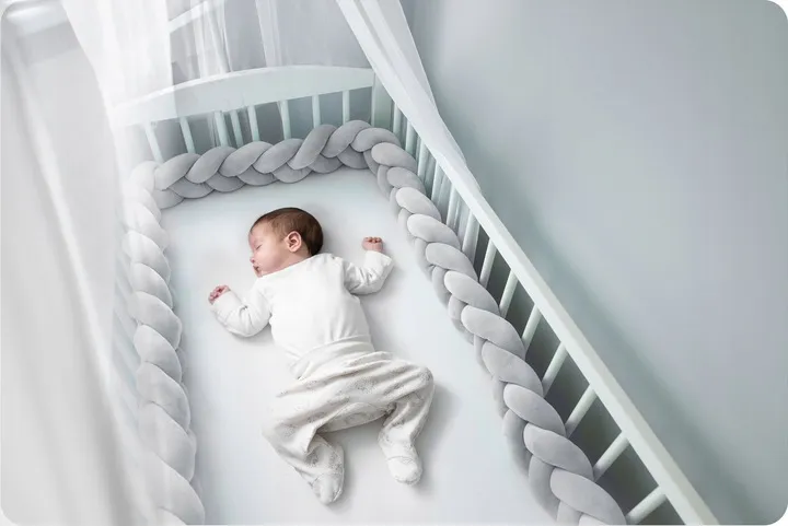 Rácsvédő kiságyba, Ricokids, szürke – 8. kép Rácsvédő kiságyba, Ricokids, szürke – 8. kép