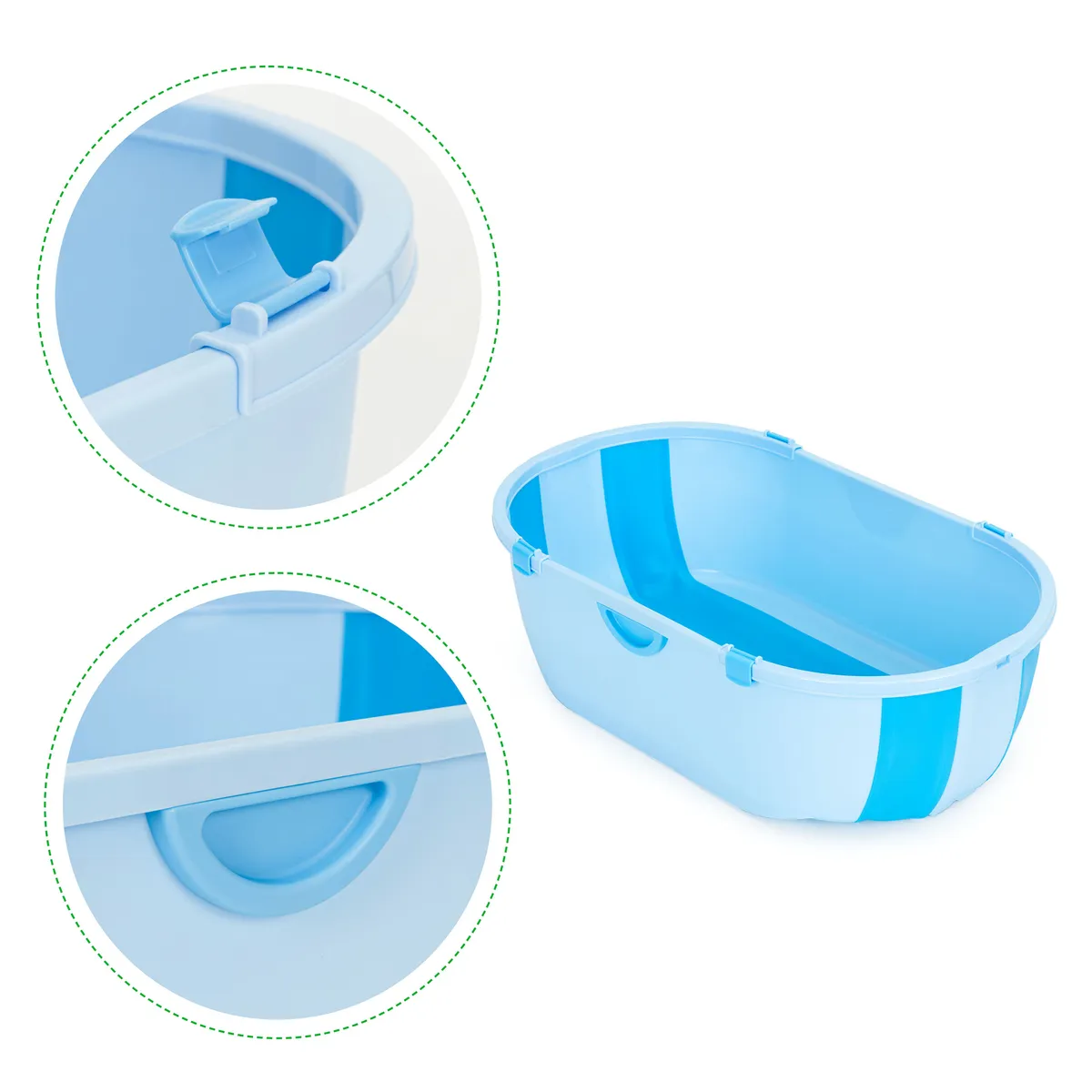 Utazó gyerekkád, ECOTOYS HA-B46, kék – 4. kép Utazó gyerekkád, ECOTOYS HA-B46, kék – 4. kép