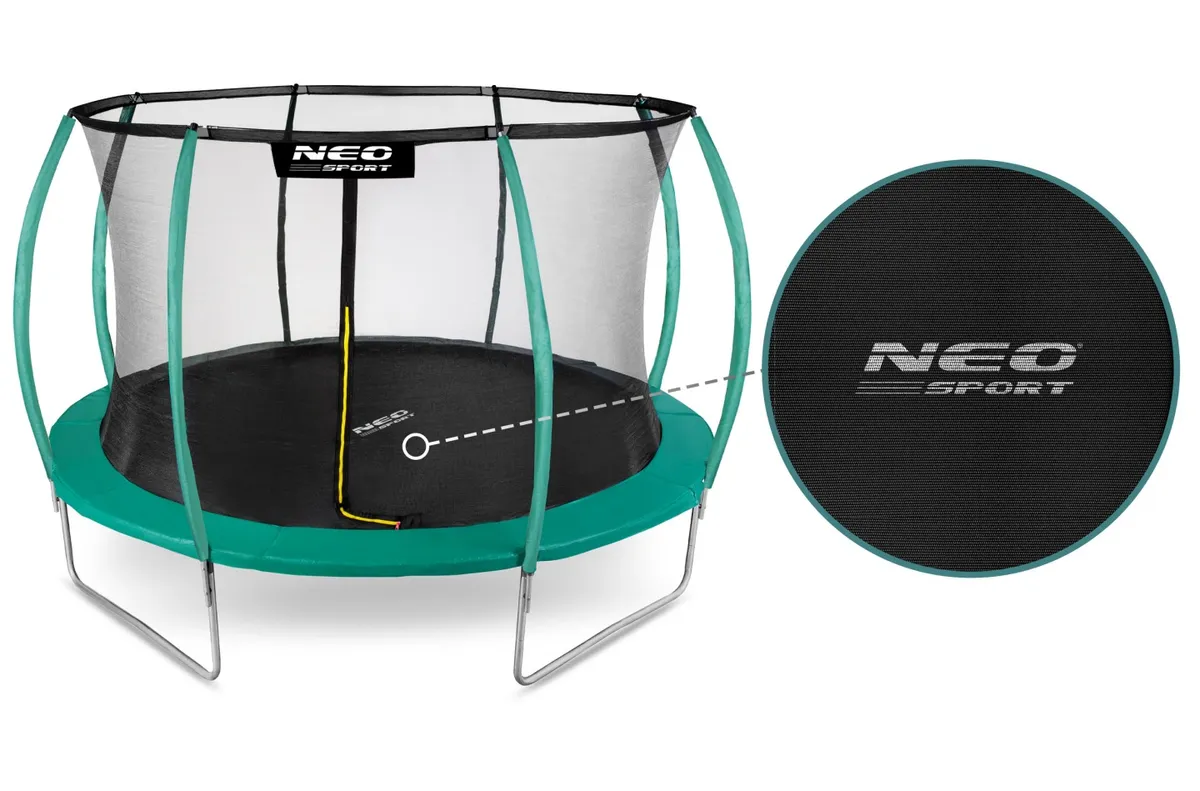 Kerti trambulin, Neo-Sport, fekete/zöld – 16. kép Kerti trambulin, Neo-Sport, fekete/zöld – 16. kép