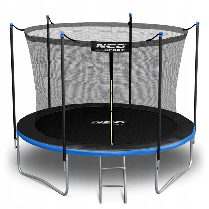Kerti trambulin, Neo-Sport, fekete/kék – 1. kép Kerti trambulin, Neo-Sport, fekete/kék – 1. kép