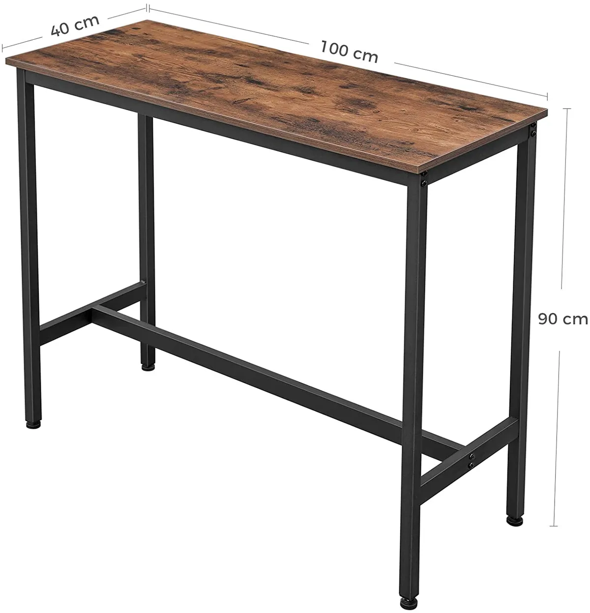 Bárasztal szett, Leobert 2039-1, barna/fekete – 4. kép Bárasztal szett, Leobert 2039-1, barna/fekete – 4. kép